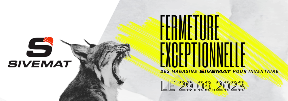 FERMETURE EXCEPTIONNELLE 29 SEPTEMBRE 2023